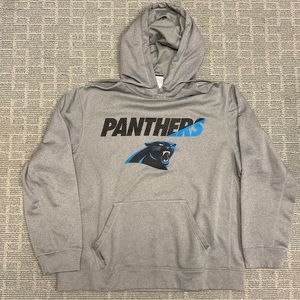 Nike Large Therma-fit Carolina Panthers Midweight Sweatshirt Hoodie